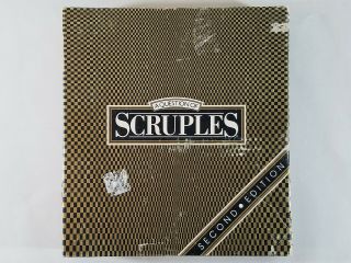 Vintage A Question Of Scruples Second Edition Game 1987 Milton Bradley Complete