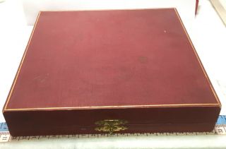 Vintage Cartier Storage Box Sterling Silver Matchbox Holder Case 8.  00” Square
