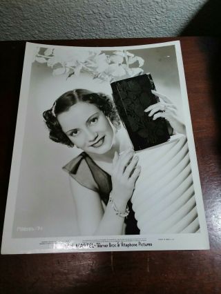 Vintage 8 X 10 Photo Of June Martel Warner Bros Vitaphone Pictures - Ds3033