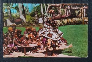 Presentation Of Yanqona Vintage Postcard (x1)