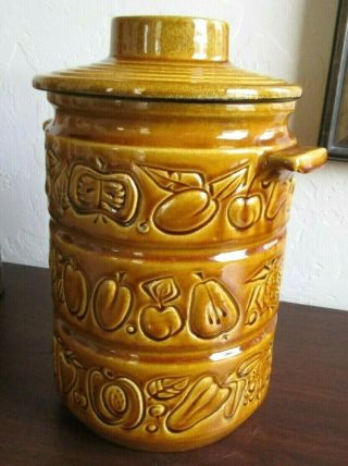 Vintage Rumtopf Lidded Rum Fermenting Pot Crock Jar 825 - 32 W.  Germany 2