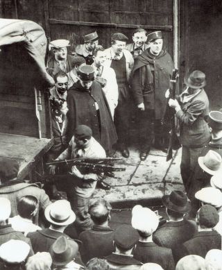 1937 Vintage Photo Paris Police Seize Guns During Raid To Overthrow Government