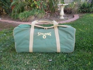 Vintage Spalding 6 Player Croquet Set W/carry Bag Euc