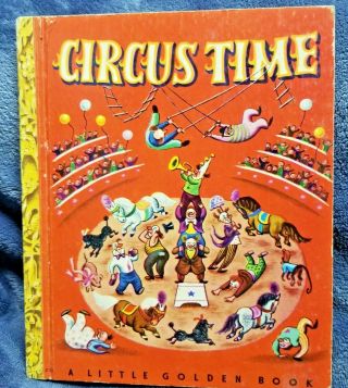 Vintage Little Golden Book Circus Time By Marion Conger Tibor Gergely 1948