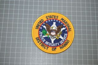 United Stares Marshal District Of Hawaii Patch (b17 - Y)