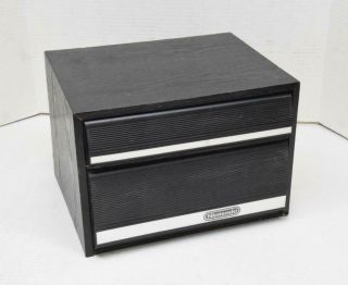 Vintage Nintendo Nes 2 - Drawer 28 Game Storage Case Cabinet Es - 2800