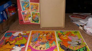 Vintage Whitman Hanna - Barbera The Banana Splits 3 Frame - Tray Puzzles - 1969