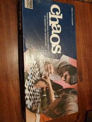 Vintage 1972 - Chaos - Parker Brothers Memory Board Game - Family Fun