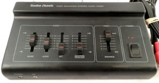 Radio Shack Video Enhancer Stereo Audio Mixer 15 - 1961 Vintage 2