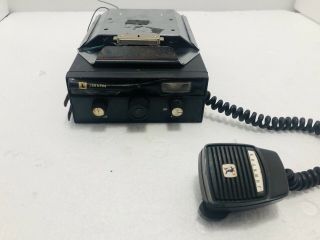Vintage Johnson Messenger 123a Cb Radio Transceiver W/ Mic Made In Usa