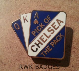 Chelsea - Vintage Pick Of The Pack Supporters Enamel Badge