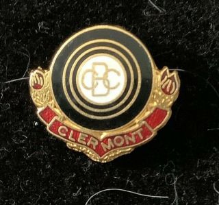 Vintage Clermont Bowling Club Badge