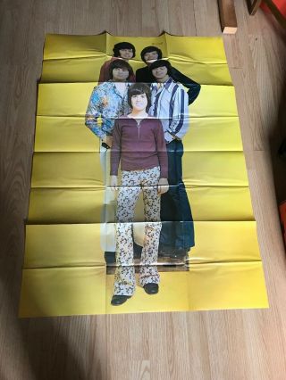Vintage Giant 1971 Mgm Record Osmond Brothers Poster Donny Osmond