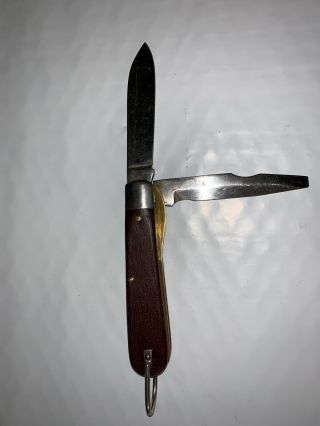 Vintage M Klein & Sons Chicago Usa I Electricians 2 - Blade Lock Blade Knife