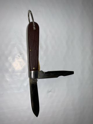 Vintage M Klein & Sons Chicago USA I Electricians 2 - Blade Lock Blade Knife 3
