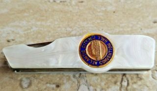 Vintage Jersey Convention Hall Atlantic City Nj Souvenir Pocketknife Utility