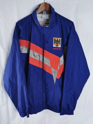 Vintage Adidas West German Football Windbreaker Jacket Kit Xl 80s 90s Germany