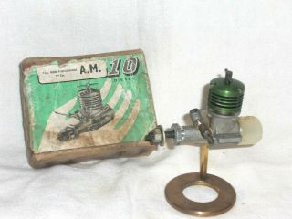 A Vintage,  Boxed,  " Am - 10 " Mkii,  1cc,  Aero Diesel Engine,  In