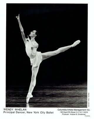 1994 Vintage Photo Wendy Whelan Principal Dancer Of The York City Ballet
