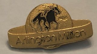 Vintage Arlington Million Horse Racing Pin Racetrack Chicago Illinois