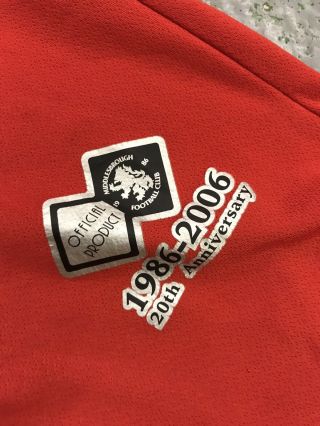 Vintage Red Middlesbrough 2006 Errea 20th Anniversary Home Football Shirt XXL 3