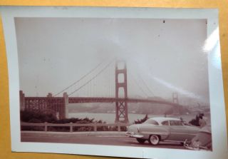 Vintage 1950’s Golden Gate Bridge San Francisco California Colored Picture