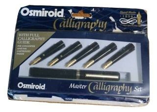 Osmiroid Master Calligraphy Set Fountain Pen With 5 Nibs Vintage