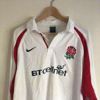 Vintage 2001/2002 England Rugby Union Long Sleeved Shirt