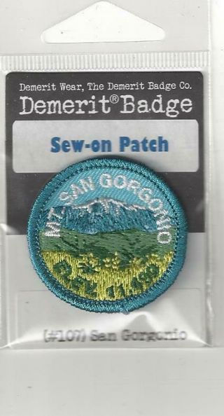 Mt.  San Gorgonio California Souvenir Sew On Badge Patch