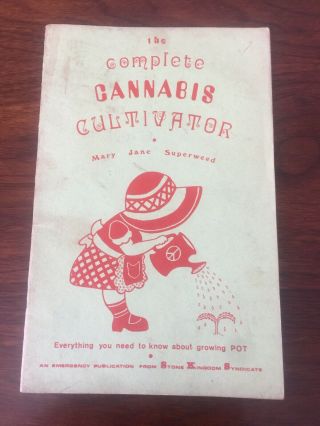 Cannabis Cultivator Mary Jane Superweed Marijuana Pot Grower Book Vintage