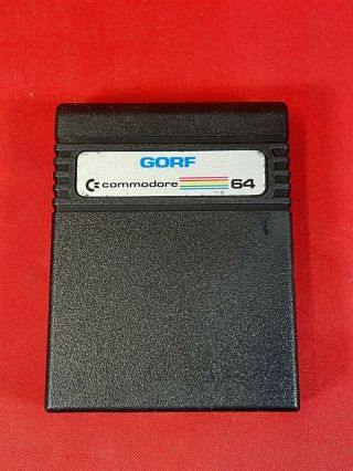 Vintage Commodore 64 C64 Rom Cartridge - Gorf