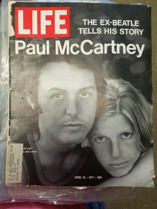 2 LIFE Magazines November 7 1969 & April 16 1971 Paul McCartney Beatles 3