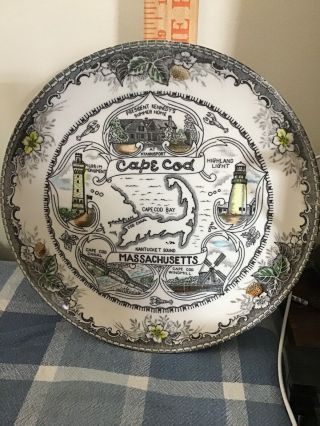Vintage Cape Cod Massachusetts Collector Plate 9 "