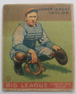1933 World Wide Gum Co.  Big League Chewing Gum - James Zack Taylor 79