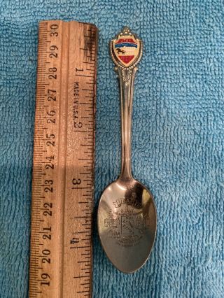 Vintage Souvenir Decorative Collectible State Spoon Usa Utah Beehive State 4 3/8