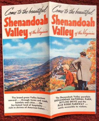 1950s Shenandoah Valley National Park Skyline Drive Virginia Brochure