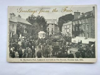 Liskeard Cornwall Vintage B&w Postcard 1906 St Matther 