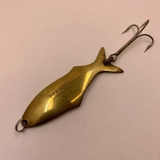 Antique H.  J.  Frost & Co.  Del - Rey Wobbler Spoon / Fishing Lure - 1920’s