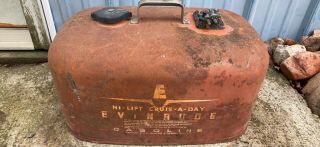 Vintage Evinrude Outboard Gas Tank - 6 Gallon