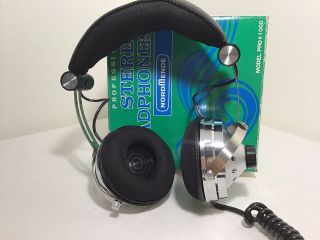 Vintage Professional Stereos Headphones Nordmende Made In Japan Model Pro 1000