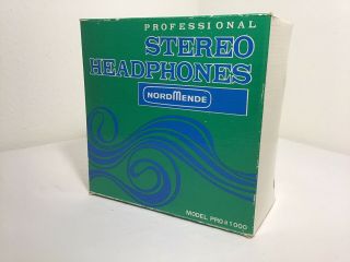 Vintage Professional Stereos Headphones Nordmende Made In Japan Model Pro 1000 2