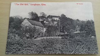 Vintage Printed Postcard The Old Hill Longhope Glos R Series