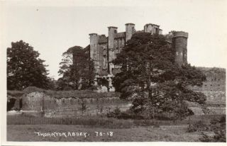 Vintage Doncaster Rotophoto Postcard Thornton Abbey Lincs Unposted