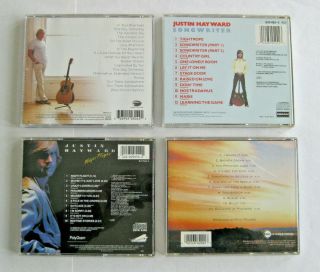 4 vintage Justin Hayward of the Moody Blues CD recordings. 2