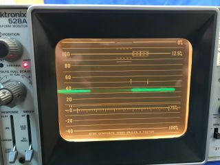 Tektronix Type 528 528a Waveform Monitor Vintage Ham Radio Test Equipment