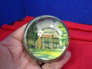 Vintage " My Old Kentucky Home " Bardstown,  Ky Paperweight.  Bx - C