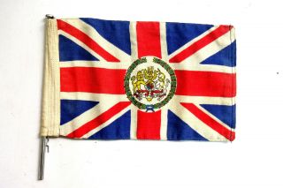 Vintage Great Britain British Diplomat Car Flag