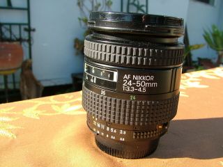 Vintage Nikon Af Nikkor 24 - 50mm 1:33 - 45 Camera Lense