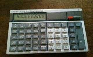 TI - 66 Vintage Texas Instruments Programmable Calculator w Case 2