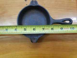 Vintage Wagner Ware 1050 Miniature CAST IRON Skillet Frying Pan Ashtray 3